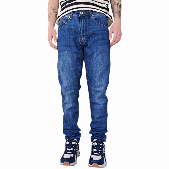 Jeans uomo GIANNI LUPO mod. Kevin skinny fit dark wash elasticizzato