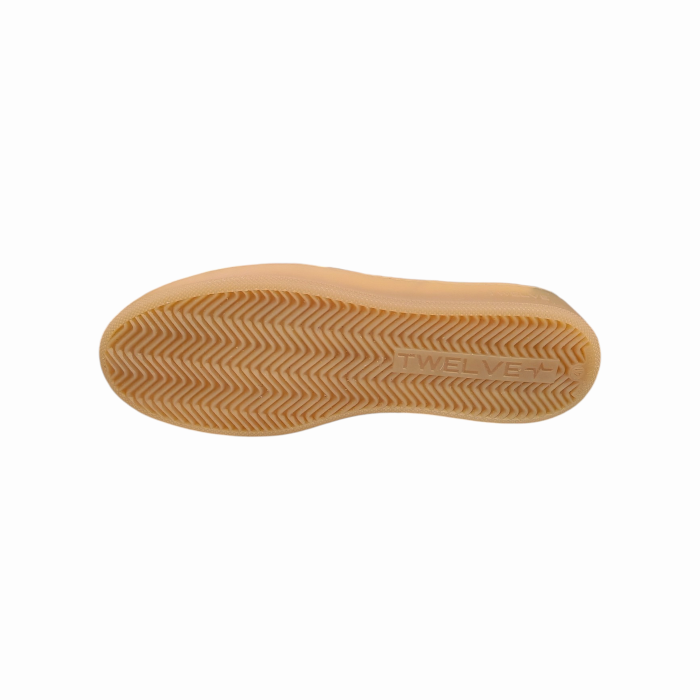 Sneakers uomo TWELVE Jump 47 artigianali in vera pelle microforata e plantare memory