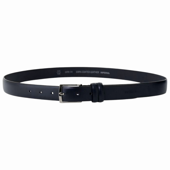 Cintura uomo IMPERIAL in vera pelle liscia con fibbia in acciaio