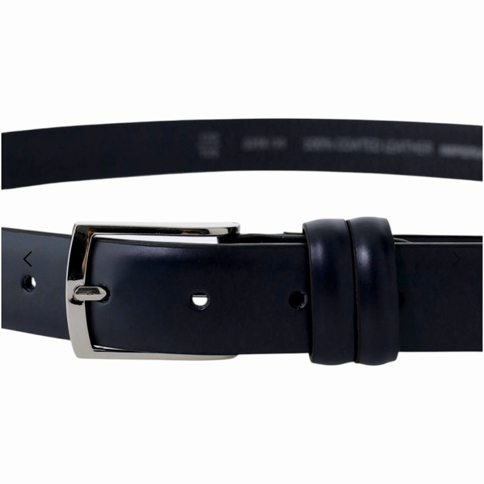 Cintura uomo IMPERIAL in vera pelle liscia con fibbia in acciaio