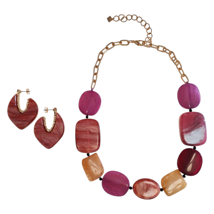 Orecchini donna NALI' in resina mod. Louise over