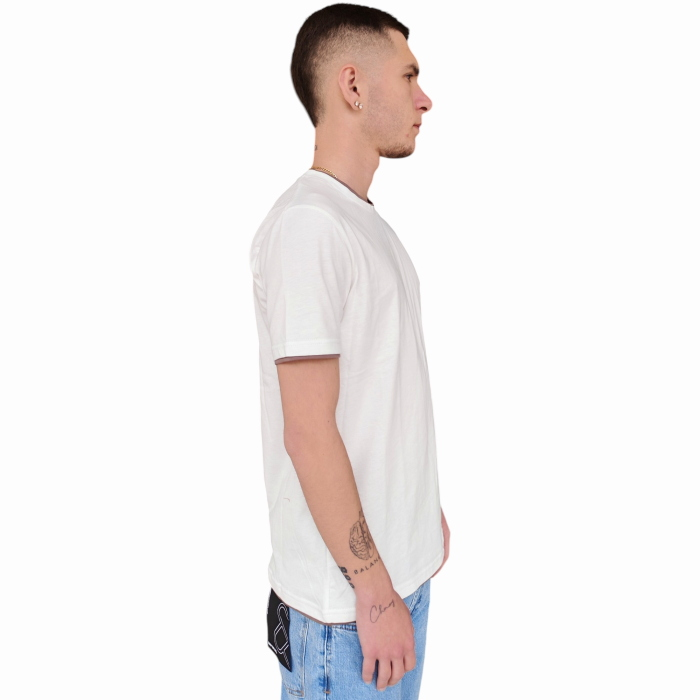 T-shirt uomo IMPERIAL 100% cotone girocollo con orli doppi a contrasto