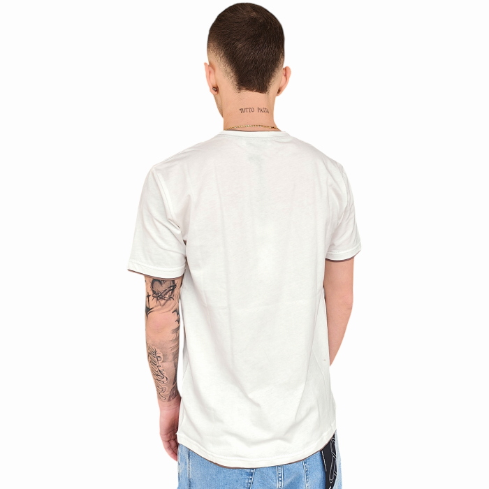 T-shirt uomo IMPERIAL 100% cotone girocollo con orli doppi a contrasto