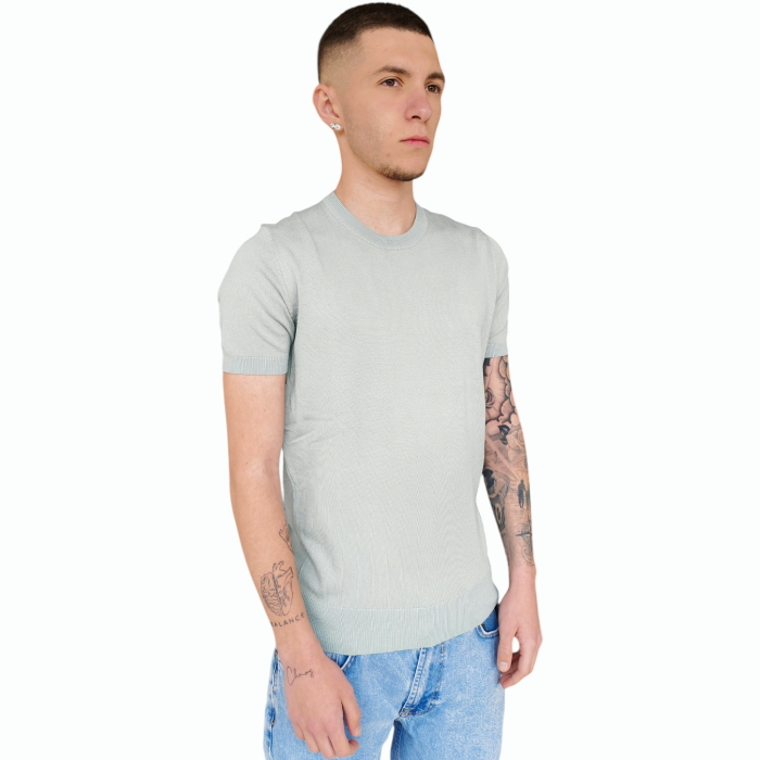 T-shirt uomo GIANNI LUPO misto viscosa in maglina manica corta girocollo