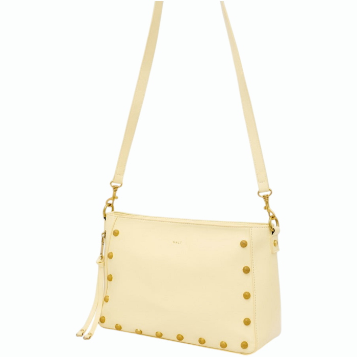 Borsa donna NALI' a spalla mod. Porto in ecopelle morbida con borchie