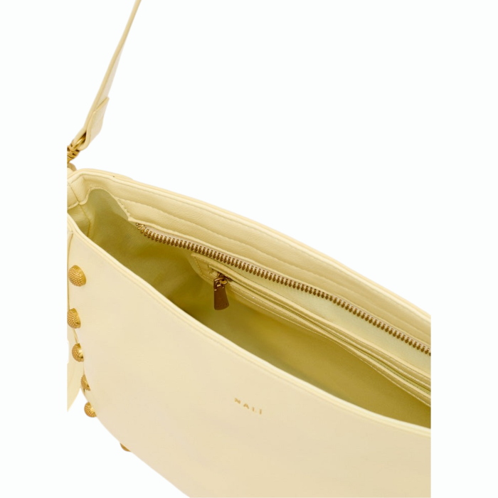 Borsa donna NALI' a spalla mod. Porto in ecopelle morbida con borchie