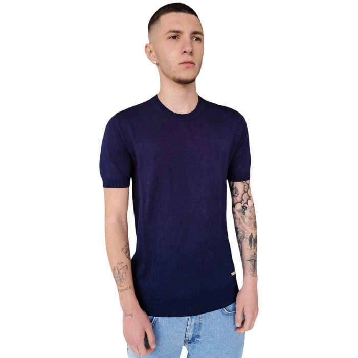 T-shirt uomo GIANNI LUPO misto viscosa in maglina manica corta girocollo