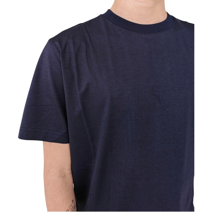 T-shirt uomo IMPERIAL regular fit tinta unita in cotone liscio effetto raso