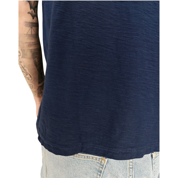 T-shirt uomo IMPERIAL regular fit 100% cotone effetto fiammato collo ampio
