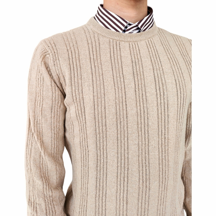 Maglia uomo IMPERIAL misto cotone/lino girocollo effetto melange