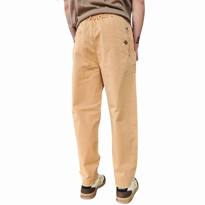 Pantalaccio uomo BERNA gabardina fresco cotone regular fit pinces e coulisse