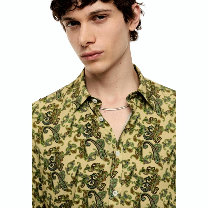 Camicia uomo IMPERIAL 100% viscosa fantasia regular fit collo classico
