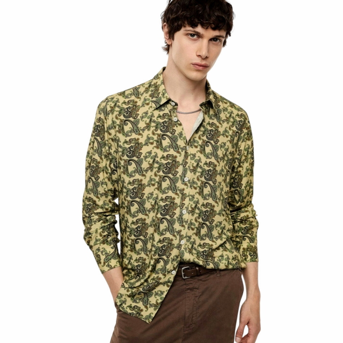 Camicia uomo IMPERIAL 100% viscosa fantasia regular fit collo classico