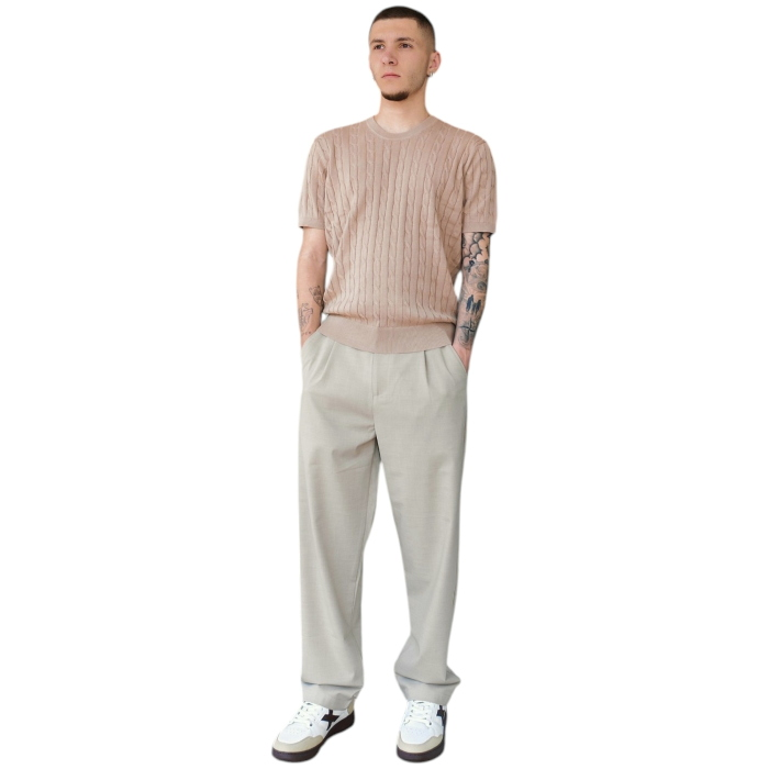 Pantalone uomo GIANNI LUPO ultra light misto viscosa gamba dritta con pinces