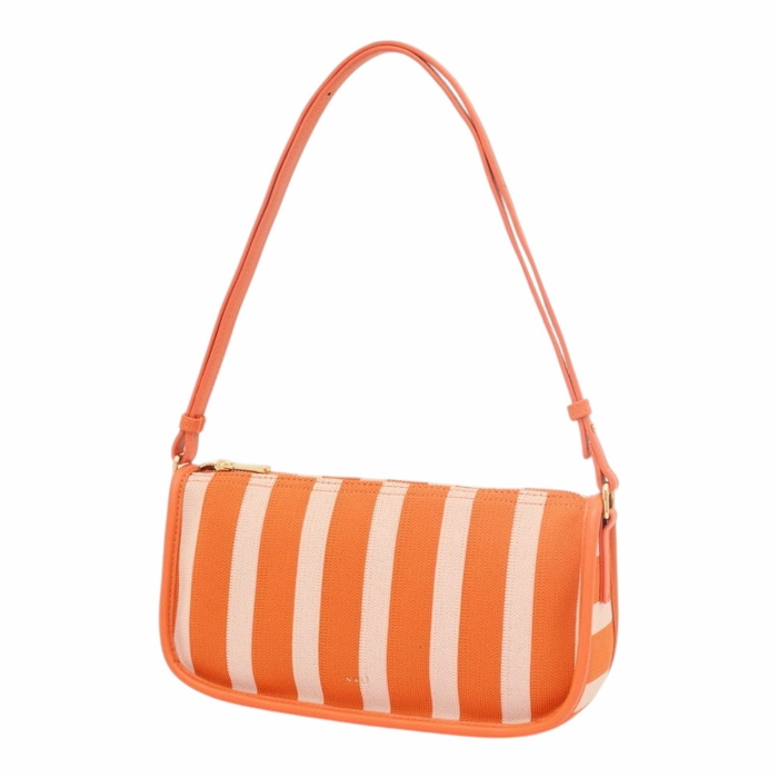 Borsa donna NALI' in tessuto mod. Texas fantasia a righe a spalla cinghia regolabile