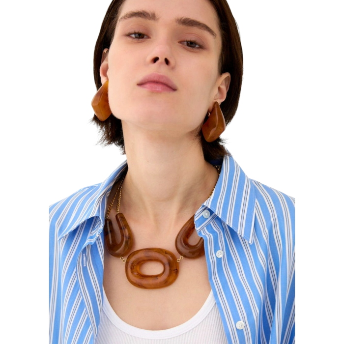 Collana donna NALI' modello Dallas con pendenti in resina e catenina regolabile