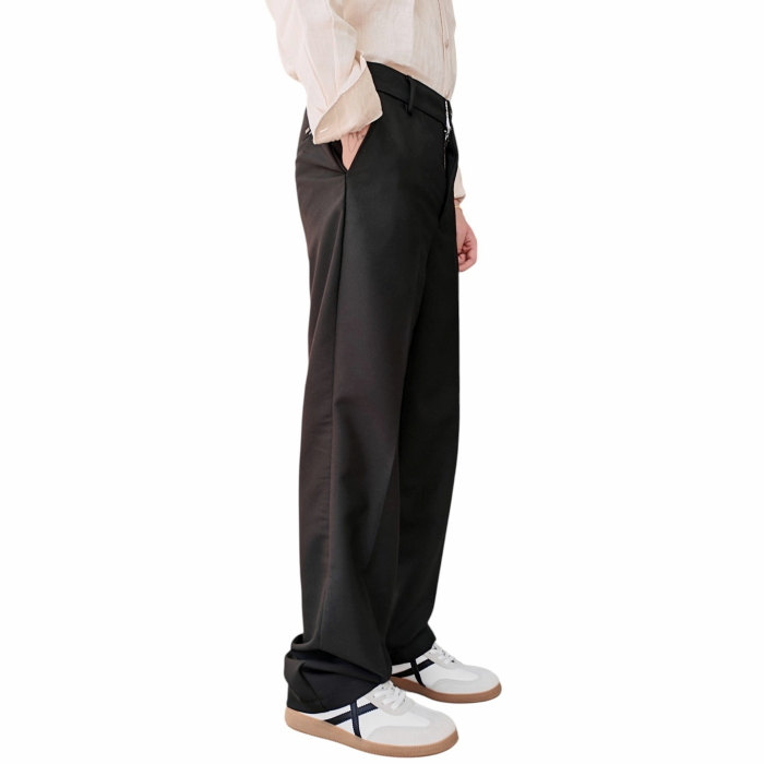 Pantalone uomo GIANNI LUPO gamba ampia dritta con tasche America e filetto