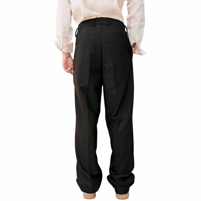 Pantalone uomo GIANNI LUPO gamba ampia dritta con tasche America e filetto