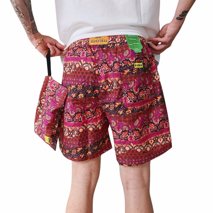 Costume e pochette uomo GIANNI LUPO boxer fantasia in tessuto impermeabile riciclato