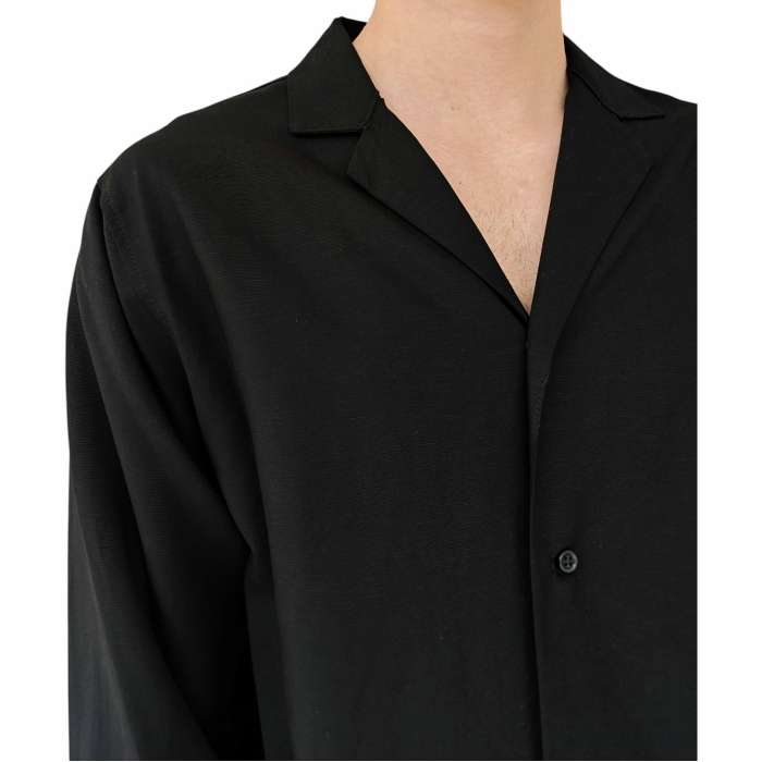   Completo uomo BERNA misto lino overshirt scollo V pantalone regular con coulisse