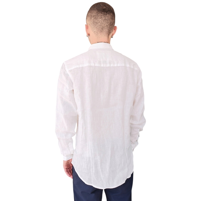 Camicia uomo GIANNI LUPO 100% lino regular fit collo classico