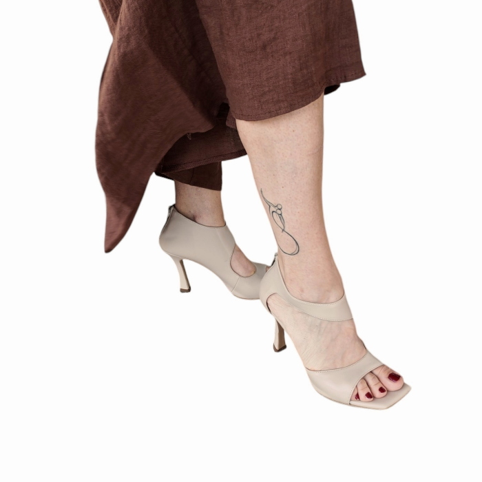 Abito donna 22.01 chemisier smanicato 100% lino con cintura