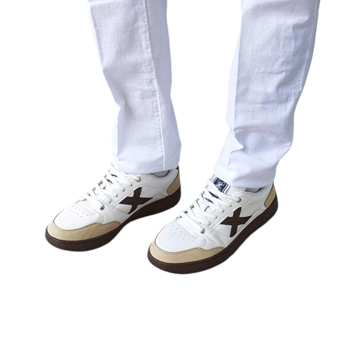 Pantalone uomo HYPS sartoriale mod. Chinos slim fit misto lino/cotone