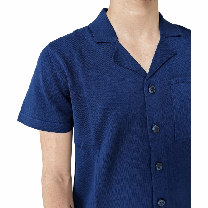 Polo camicia uomo IMPERIAL in maglina 100% cotone con bottoni scollo V