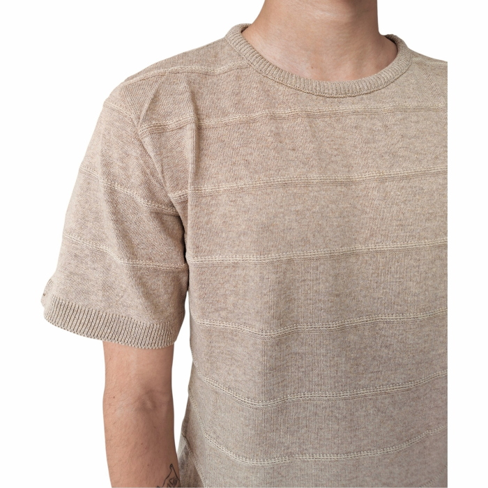 T-shirt uomo IMPERIAL 100% cotone in maglina con righe a rilievo