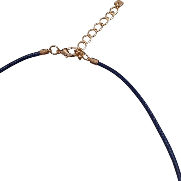 Collana donna NALI' mod. Vale pendente ovale in resina e laccio in corda