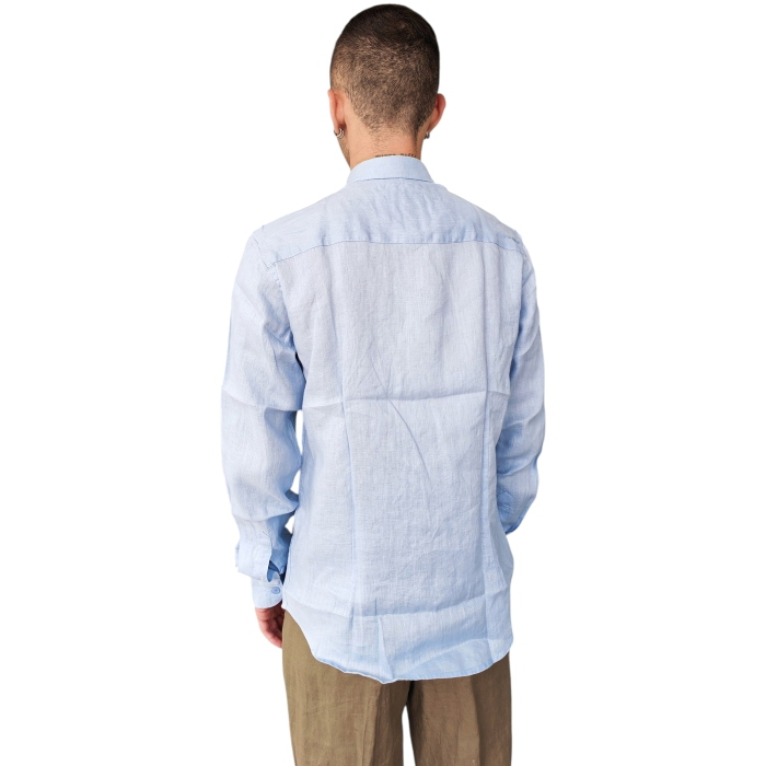 Camicia uomo GIANNI LUPO 100% lino regular fit collo classico