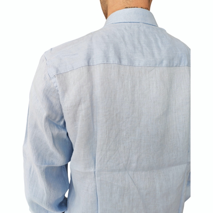 Camicia uomo GIANNI LUPO 100% lino regular fit collo classico