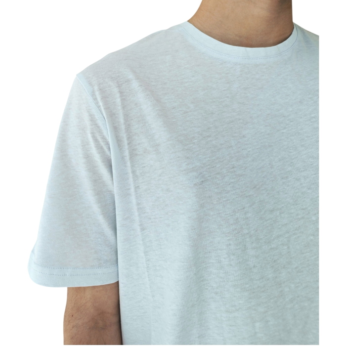 T-shirt uomo IMPERIAL misto cotone/lino girocollo tinta unita
