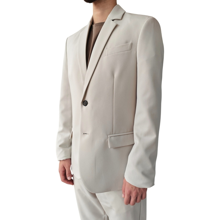 Abito uomo IMPERIAL giacca monopetto e pantalone slim fit cropped