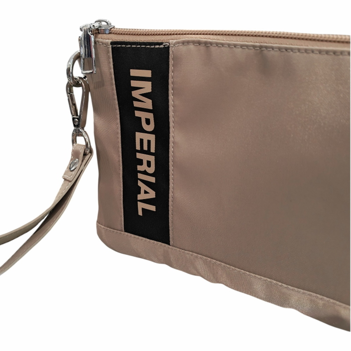 Pochette uomo IMPERIAL in nylon con manico a polso