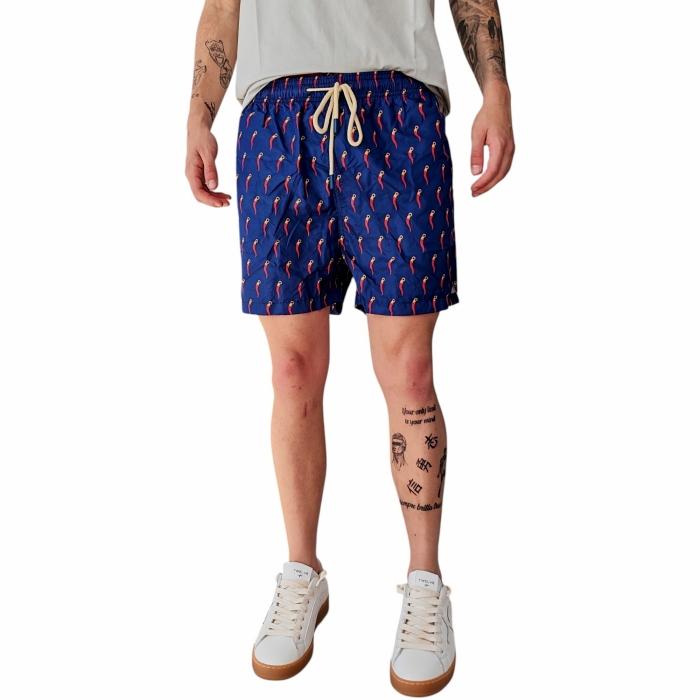 Costume uomo OFFICINA SARTORIALE boxer fantasia corno con coulisse