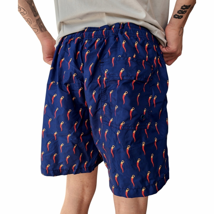 Costume uomo OFFICINA SARTORIALE boxer fantasia corno con coulisse