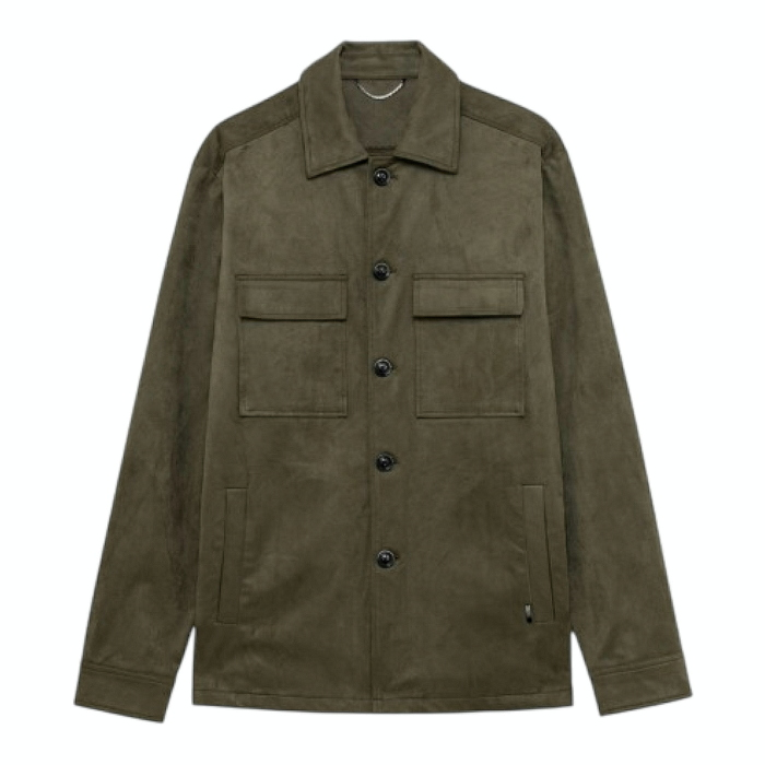 Giubbotto uomo GIANNI LUPO modello camicia overshirt in camoscio