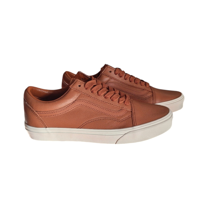 Scarpa uomo VANS sneakers old skool Glazed Ginger in pelle