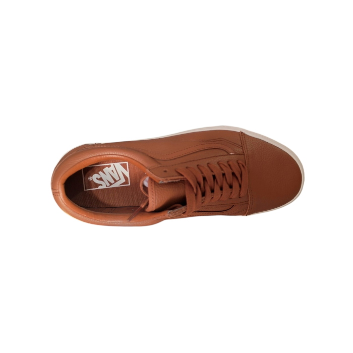 Scarpa uomo VANS sneakers old skool Glazed Ginger in pelle