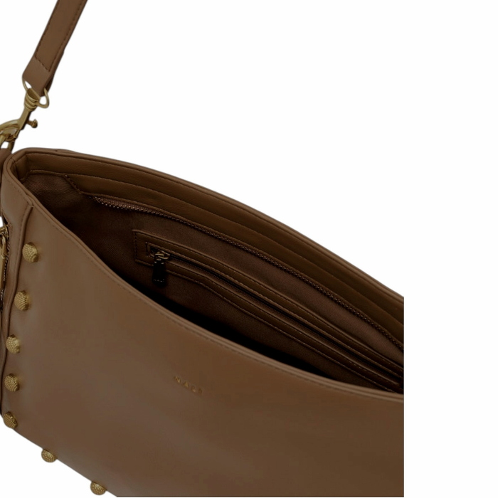 Borsa donna NALI' a spalla mod. Porto in ecopelle morbida con borchie