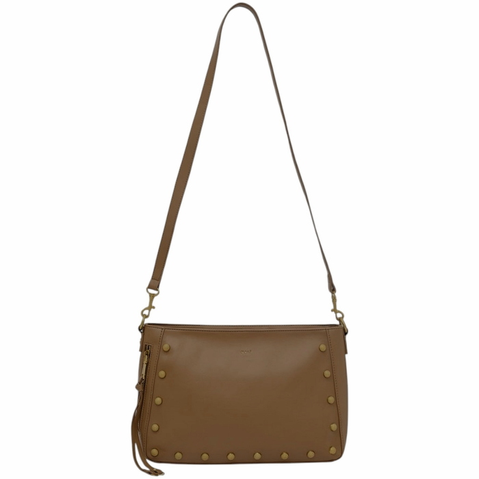 Borsa donna NALI' a spalla mod. Porto in ecopelle morbida con borchie