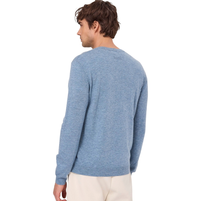 Maglia uomo GAUDI' tinta unita misto lana/cashmere girocollo