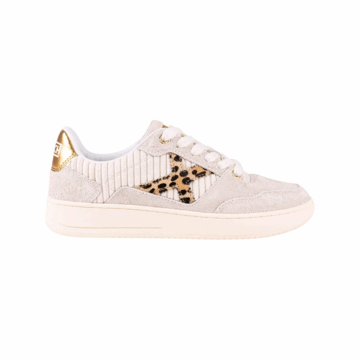 Scarpa donna MUNICH sneakers Legit 129 mix textures velluto/pelle