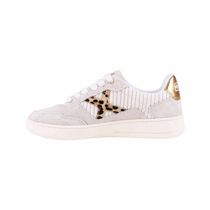 Scarpa donna MUNICH sneakers Legit 129 mix textures velluto/pelle