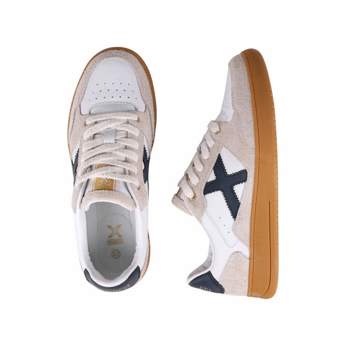 Scarpa uomo MUNICH sneakers Legit 124 in pelle con dettagli velluto