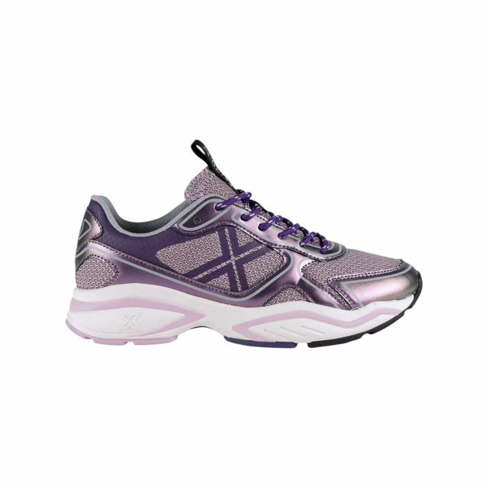 Scarpa donna MUNICH sneakers Leap 05 retro in tessuto e pelle laminata