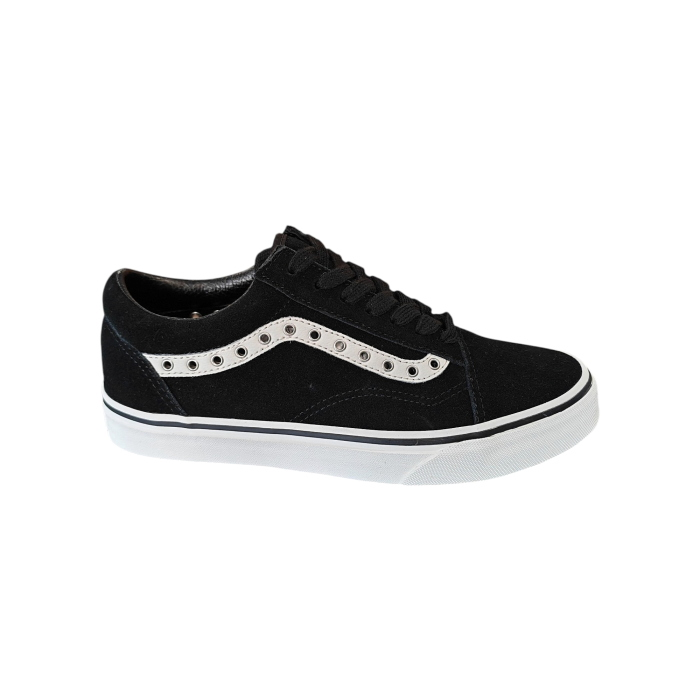 Scarpa donna VANS sneakers Old Skool Combat in suede con borchie forate