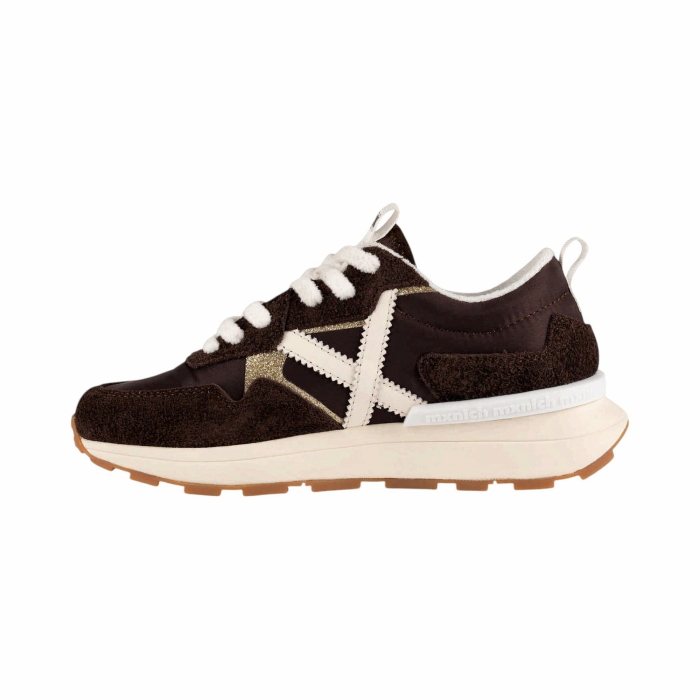 Scarpa donna MUNICH sneakers Hi-Max 10 in tessuto e camoscio