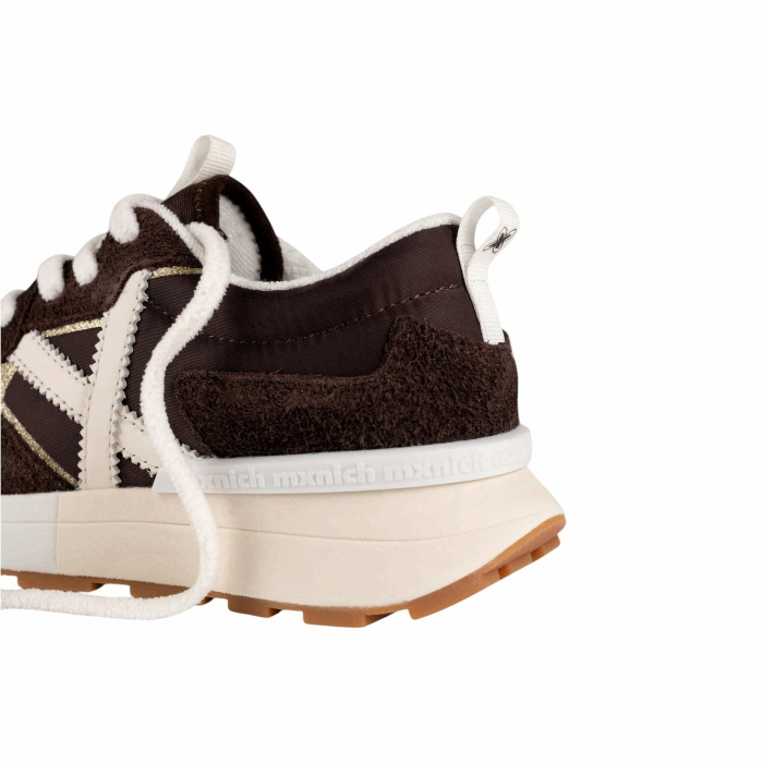 Scarpa donna MUNICH sneakers Hi-Max 10 in tessuto e camoscio